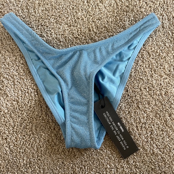 Brand New Mica Bay Sparkle Triangle Bikini set w/ bag - Picture 7 of 8